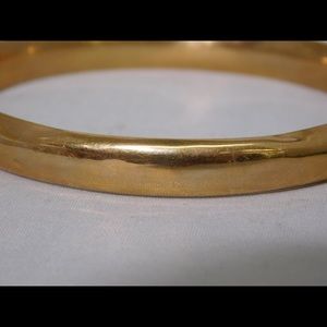 14k Gold Bangle Cuff Bracelet - 9.8g